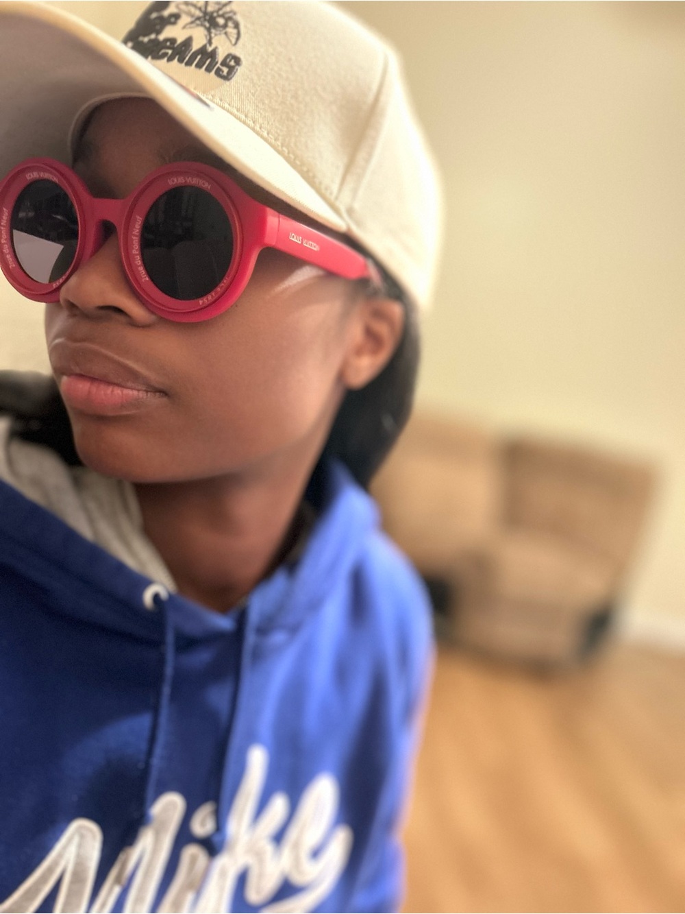Round Red Sunglasses - Bold Retro Frames